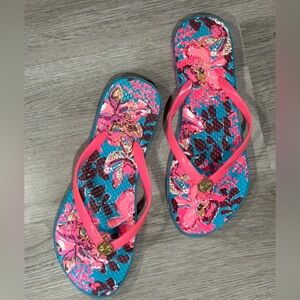 Lilly Pulitzer Flip Flops